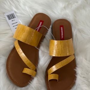 Pretty yellow sandals